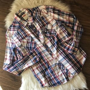 Men’s Levi’s Plaid Western Shirt w/Snaps